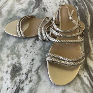 PRICE DROP   EUC Stuart Weizmann Strappy Leather Sandals
